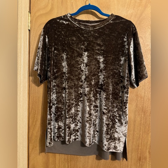 Crushed Velvet Tee - Picture 1 of 5